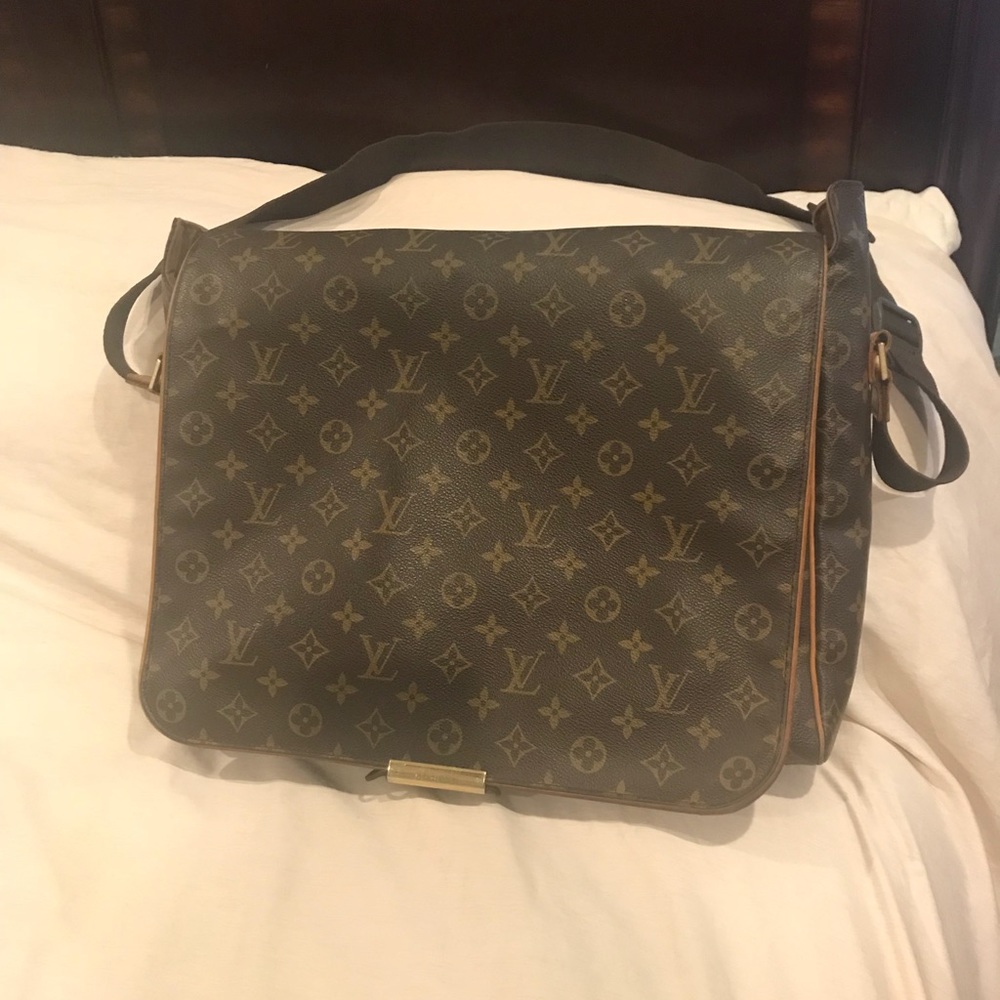 Authentic LV Abbesses messenger bag